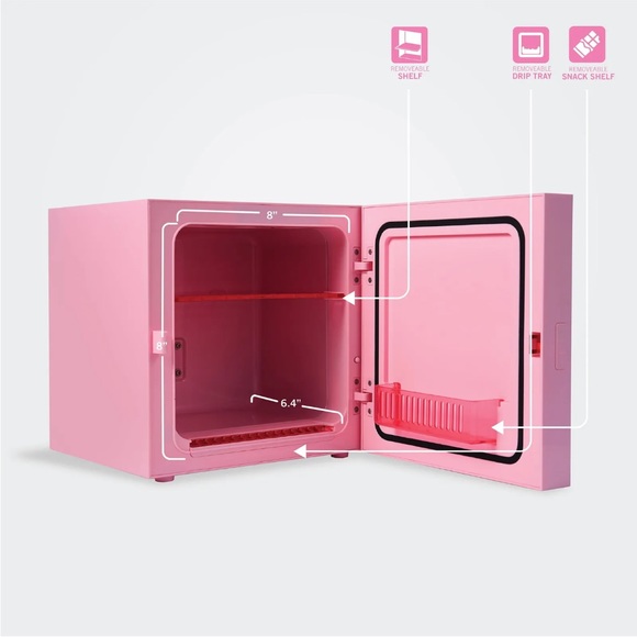 COPY - Hello Kitty Pink Cooler Mini Fridge 6.7L Single Door 9 Can ACDC - Picture 2 of 5